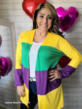 Mardi Gras Open Cardigan