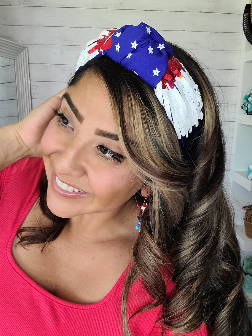 USA Blinged Headbands