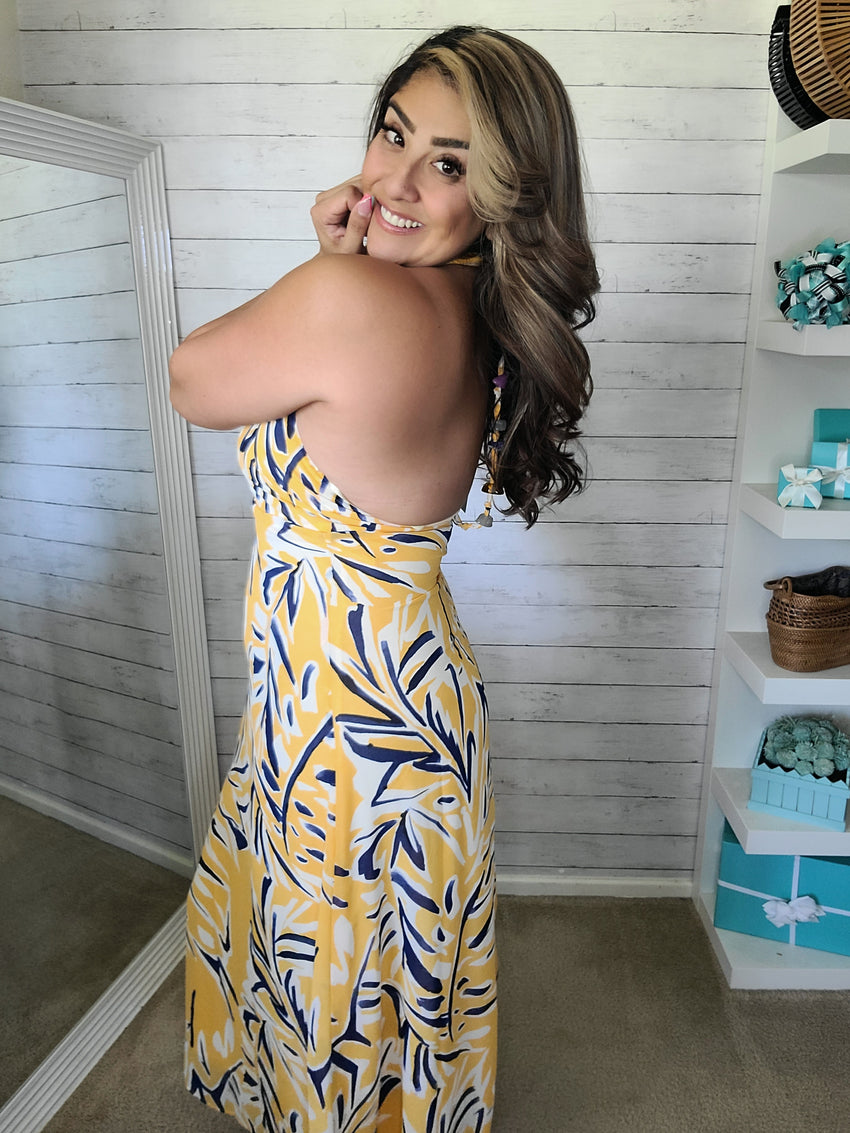 Yellow Stone Maxi Dress