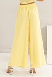 Woven Mellow Yellow Top and Pant Set