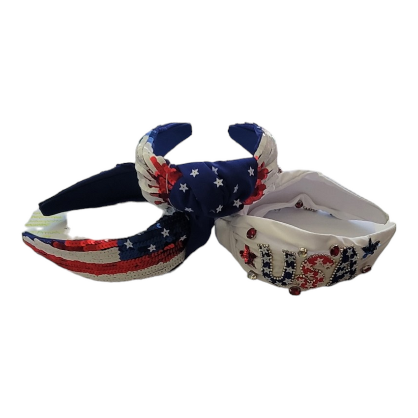 USA Blinged Headbands