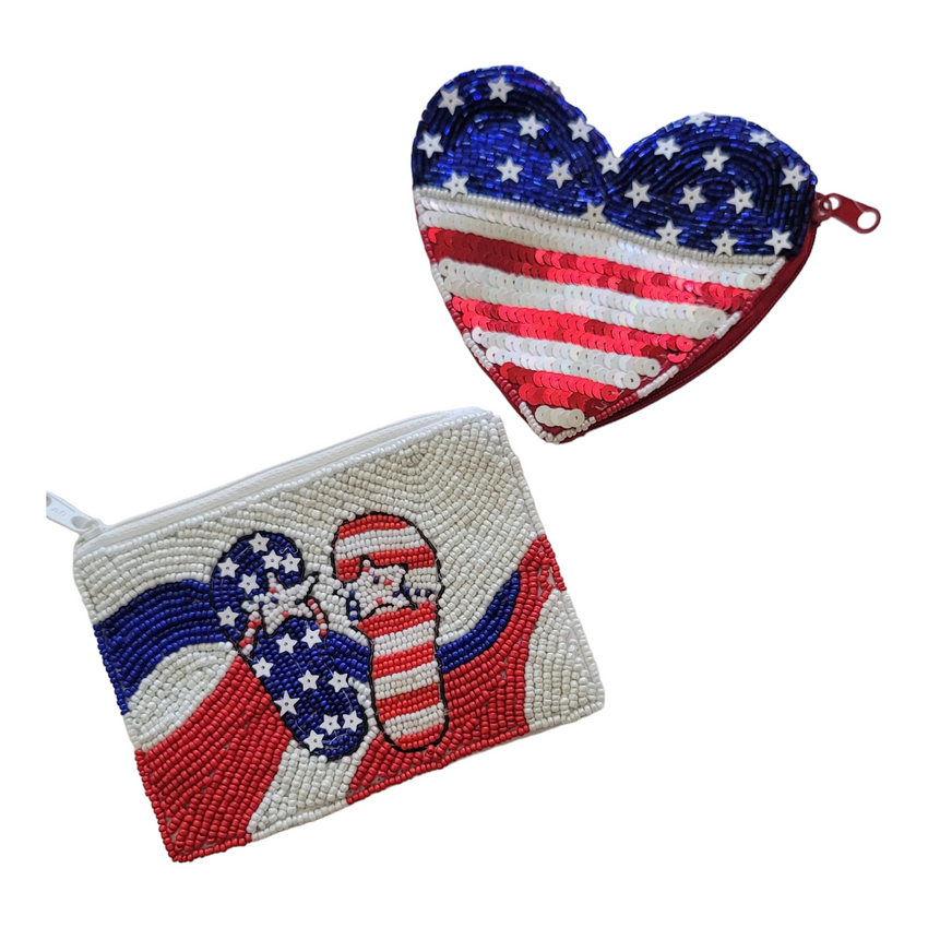 4th of July Coin Pouch