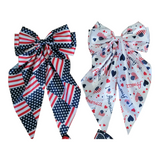 Patriotic Large Hair Bows