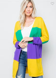 Mardi Gras Open Cardigan